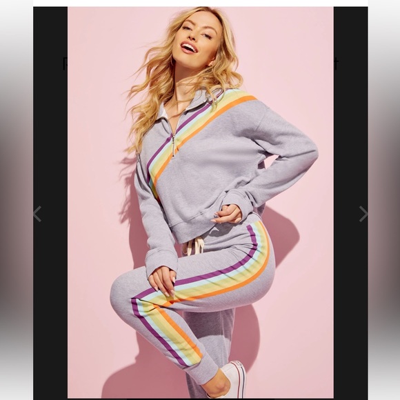 WILDFOX Rainbow half zip - Picture 4 of 5